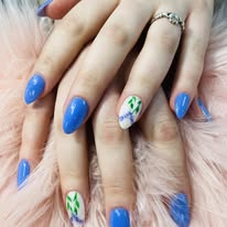 Lima Nails & Spa nail art result