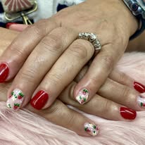 Lima Nails & Spa nail art result